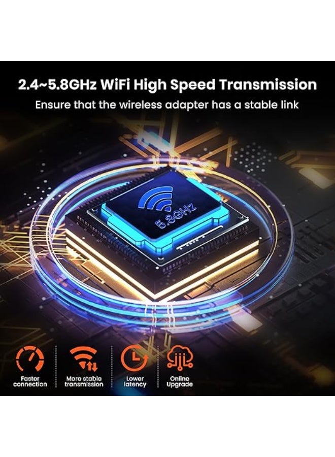 2-in-1 Dual-Channel Wireless Adapter for CarPlay & Android Auto – Converts Factory Wired to Wireless Dongle – High-Speed Connectivity for Smartphones - Image 2